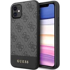 Guess 4G Stripe iPhone 11 Hybrid Cover Grå