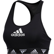 Adidas Genanvendt materiale BH'er adidas Don't Rest Alphaskin Badge Of Sport Bra Women - Black/White