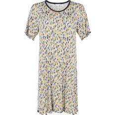 Brun - Dame Natkjoler Lady Avenue Bamboo Homewear Bigshirt W/Short Sleeve