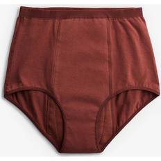 Brun - Dame - Menstruationstrusse Trusser Imse High Waist Heavy Flow Period Underwear - Brown