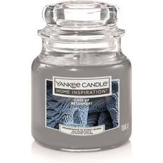 Yankee Candle Grå Lysestager, Lys & Dufte Yankee Candle Kleines Cosy Up Duftkerzen 104g