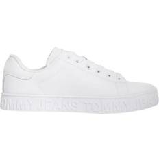 Tommy Hilfiger Rød Sneakers Tommy Hilfiger Essential Leather Embossed Cupsole W