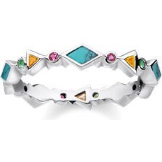 Thomas Sabo Ring colourful stones multicoloured TR2229-984-7-56