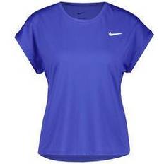 14 - 32 - Blå - Elastan/Lycra/Spandex Overdele Nike Court Victory Dri-Fit T-Shirt Women