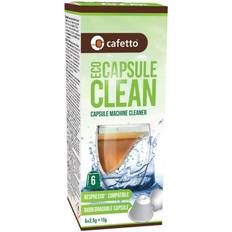 Rengøringsmidler Cafetto Eco Nespresso rengøringskapsler, 6 kapsler