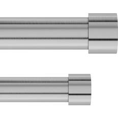 Sølv Gardinstænger Umbra Cappa 66" Adjustable Double