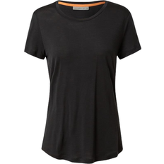 20 - Dame T-shirts Icebreaker Merino Sphere II Short Sleeve Scoop T-shirt - Black