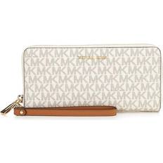 Michael Kors Large Logo Continental Wallet - Vanilla