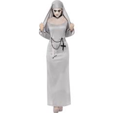 Damer - Spøgelser Udklædningstøj Smiffys Gotisk Nonne Kostume