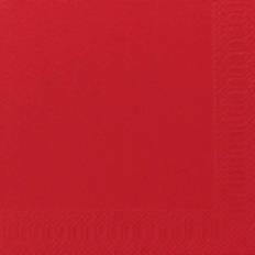 Rød Tallerkener, Glas & Bestik Duni Napkin 33x33cm Red 125pcs