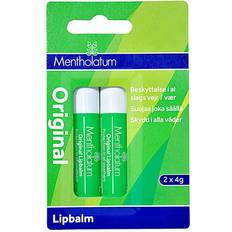 Tør hud Læbepomade Mentholatum Original Lip Balm 4g 2-pack