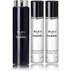 Chanel Herre Gaveæsker Chanel Bleu De Chanel EdT 3x20ml Refill