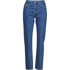 Levi's Elastan/Lycra/Spandex Bukser & Shorts Levi's 501 Crop Jeans - Jazz Pop/Blue