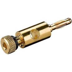 Pro Banana Plug 4mm gold