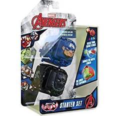 Boti MARVEL Avengers Battle Cubes 2-Pack, Captain America VS Black Panther, Unleash Power, Launch Attack, 2 Cubes & 6 Tokens, RPS Auto-Battle System, Battle Cube APP, Collectible Pocket-Sized Game, Ages 5