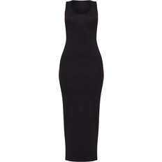 12 - Dame - Lange kjoler - Sort PrettyLittleThing Basic Maxi Dress - Black