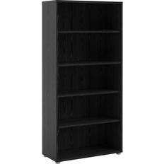 Furniture To Go Black woodgrain Prima Book Shelf