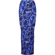 32 - Dame - Lange nederdele - Polyester PrettyLittleThing Plisse Maxi Skirt - Blue