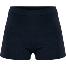 PrettyLittleThing Dame - W40 Bukser & Shorts PrettyLittleThing Crinkle Rib Hot Pants - Black