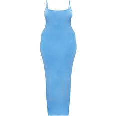 PrettyLittleThing Lange kjoler PrettyLittleThing Shape Jersey Strappy Maxi Dress - Slate Blue