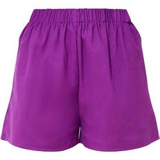 PrettyLittleThing Dame - W38 Bukser & Shorts PrettyLittleThing Woven Elastic Waist Floaty Shorts - Purple