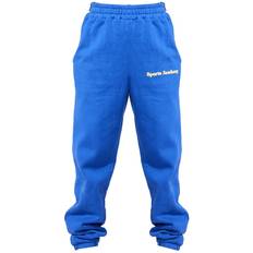 32 - Oversized Bukser & Shorts PrettyLittleThing Sports Academy Puff Print Oversized Joggers - Royal Blue