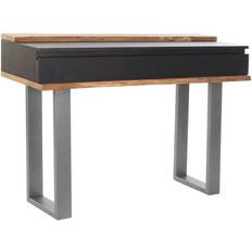 Grå Konsolborde Dkd Home Decor 115 Black Mango Console Table