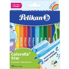 Pelikan 822299 felt pen Black, Blue, Brown, Green, Light Blue