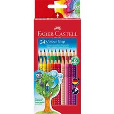 Kuglepenne Faber-Castell Colour Grip Coloured Pencil 24-pack