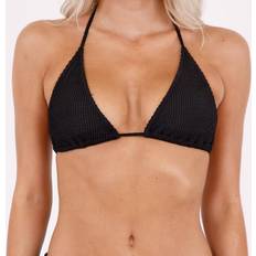 Elastan/Lycra/Spandex - S Bikinitoppe Neo Noir Skin Lobster Bikini Top - Black