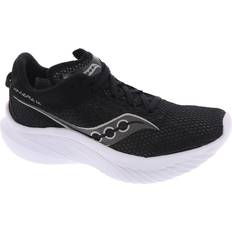 Saucony Women's Kinvara Sneaker, Black/White, Wide