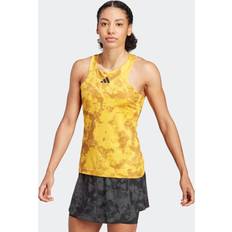 Guld Toppe adidas Paris Sleeveless T-shirt Yellow Woman