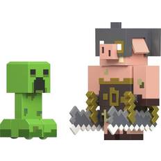 Minecraft Legends Creeper vs Piglin Bruiser