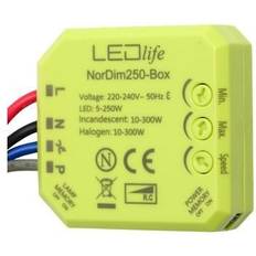 LEDlife Stikkontakter & Afbrydere LEDlife LED-dåse-Lysdæmper 5-250W Justerbar dæmpning