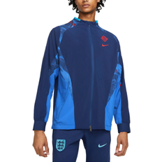 Nike Elastan/Lycra/Spandex Overtøj Nike England AWF Men's Dri-FIT Woven Football Jacket - Blue Void/Game Royal/Challenge Red