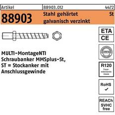 Heco Schraube Stockanker R 88903 MULTI-MONTI MMSplus-St verzinkt g...