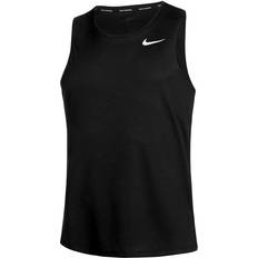 Nike Slids Tøj Nike Miler Dri FIT Running Tank Top For Men - Black
