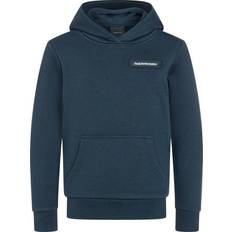 Peak Performance Hoodies Børnetøj Peak Performance Logo Hood Sweat Hoodtröjor Blue Shadow