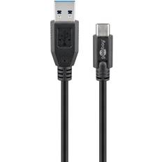 Rund - USB A-USB C - USB-kabel Kabler Goobay Sync & Charge Super USB A 3.0 - USB C M-M 2m