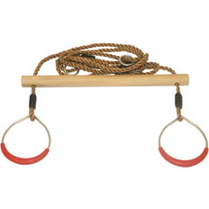 Nordic Play Trælegetøj Legeplads Nordic Play Wooden Trapeze Swing with Rings