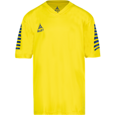 6 - Gul Overdele Select Men's Pisa Short Sleeve T-shirt - Yellow/Blue
