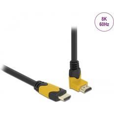 DeLock Kabler DeLock High Speed HDMI-kabel 2.1 Opad Vinklet
