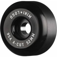 Mini Logo Skateboard Wheels A-cut "2" 52mm 95A Black 4-pack str. 52mm