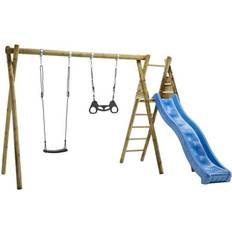 Negle - Rutchebaner Legeplads Nordic Play Swing Set incl 1 Swing1 Trapeze Fitting & 1 slide