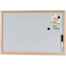 Hvid Whiteboards Naga White Board Wood Frame 40x60cm