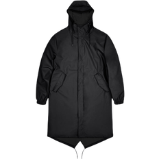 Dame - Høj krave - Sort Tøj Rains Fishtail Parka - Black