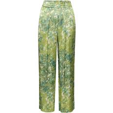 Gestuz Grøn Bukser Gestuz Furia high waisted pants green splash