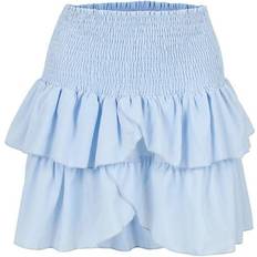 Blå - Lange kjoler - Polyester Tøj Neo Noir Carin R Skirt - Light Blue