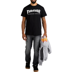 Thrasher Magazine L Overdele Thrasher Magazine Skate Mag T-shirt - Black