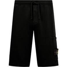 Stone Island Shorts Stone Island Fleece Bermuda Shorts - Black